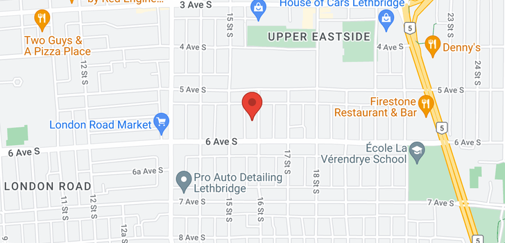 map of 530 16 Street S